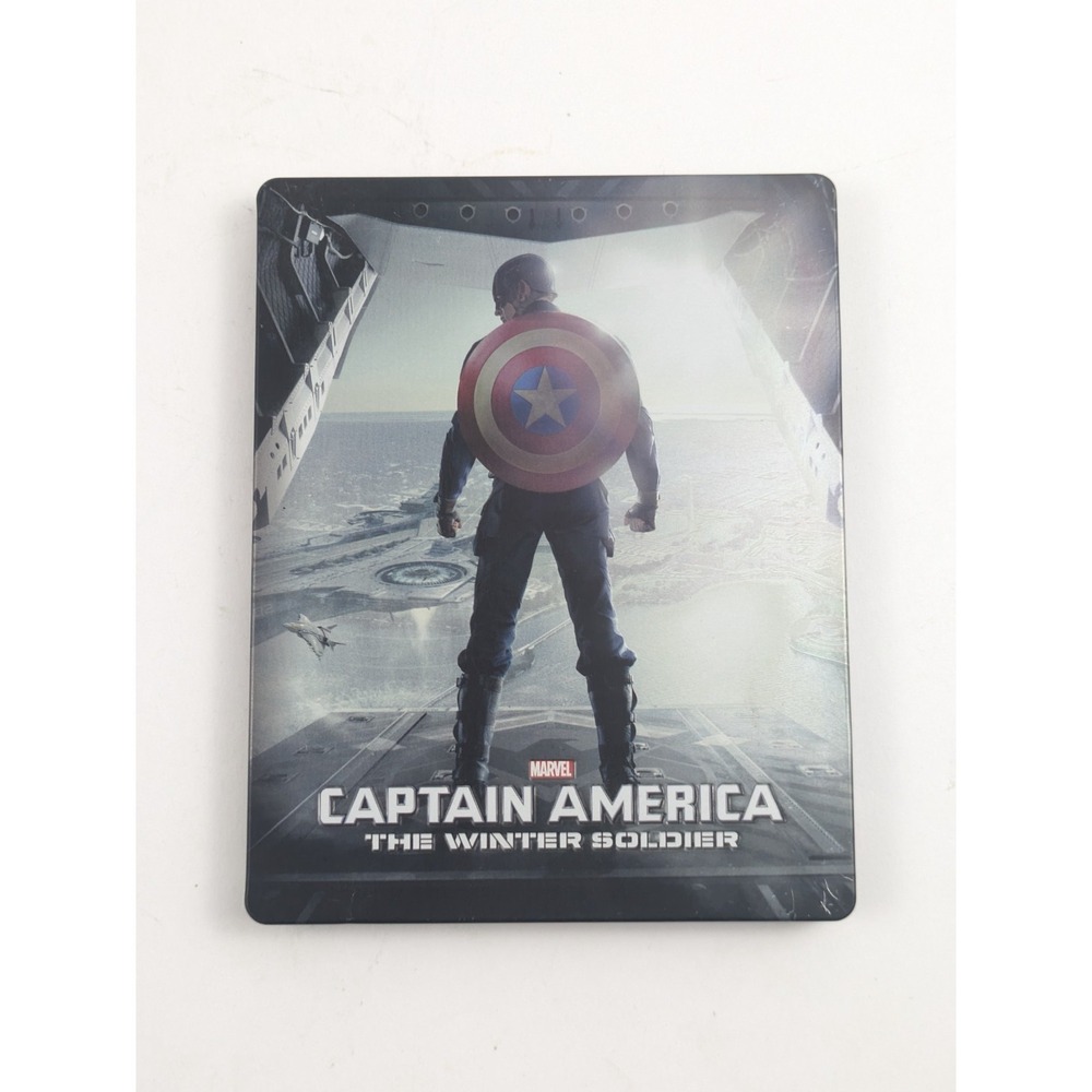Captain America:The Winter Soldier (2014, 3D Blu-ray/Blu-ray) OOP Best Buy Steel